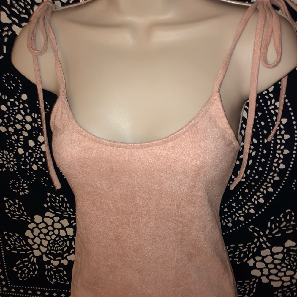 Suede Bodysuit